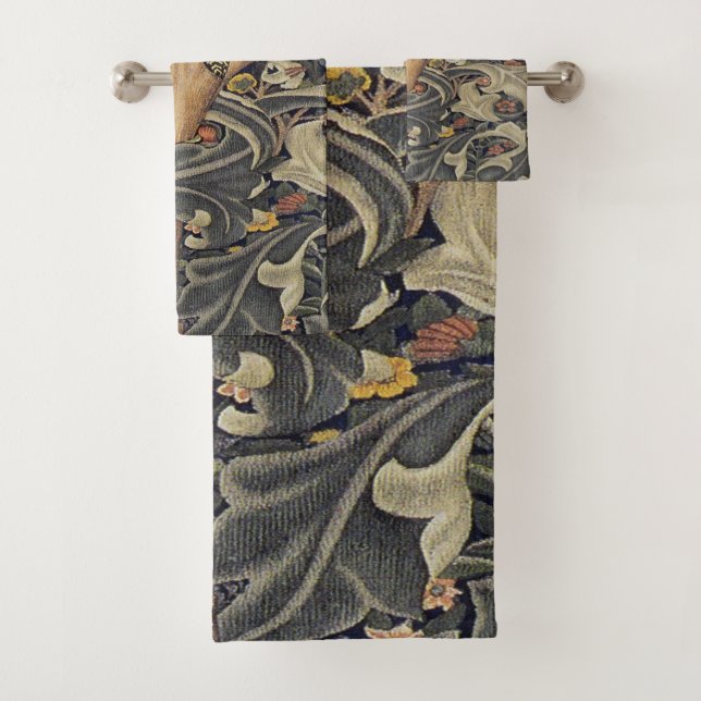William Morris schöne Jugendstil-Arbeit Badhandtuch Set (Insitu)
