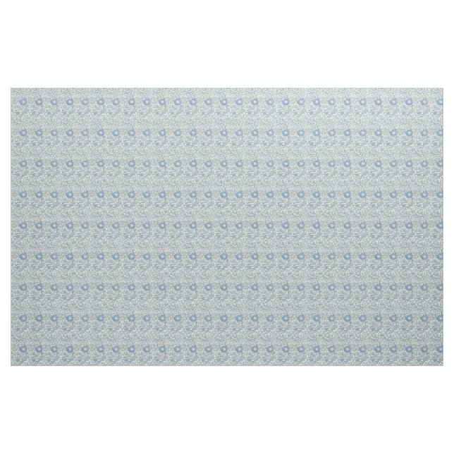 William Morris Schönes Blumenmuster, blau, Rose Stoff (Yard (91,4 cm))