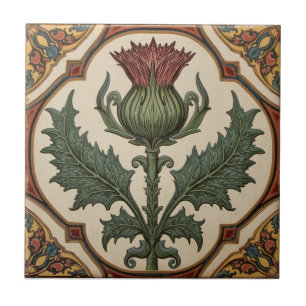 William Morris Schottische Distel altmodisch flora Fliese
