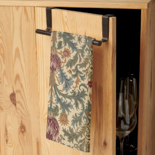 William Morris Schottische Distel vintage floral Geschirrtuch