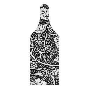 William Morris Schwarz-Weiß-Reben-Muster Schneidebrett
