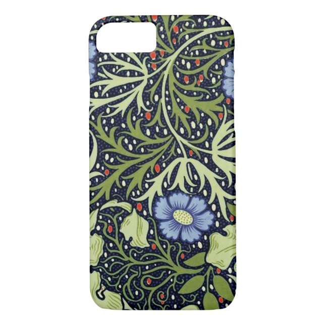William Morris Seaweed Antike Blume Case-Mate iPhone Hülle (Rückseite)