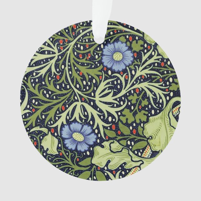 William Morris Seaweed Antike Blume Ornament (Vorderseite)