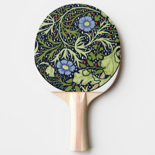 William Morris Seaweed Antike Blume Tischtennis Schläger