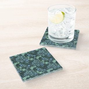 William Morris Seaweed Pattern Glasuntersetzer