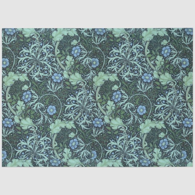 William Morris Seaweed Pattern Seidenpapier (Vorderseite)