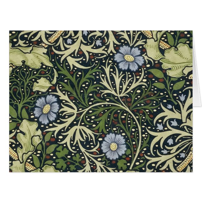 William Morris Seaweed Pattern Vintage Kunst (Vorderseite (Horizontal))