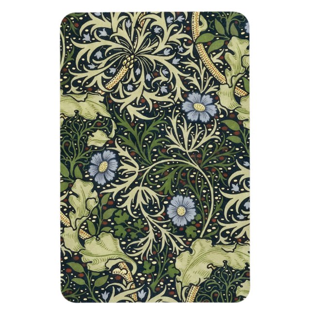 William Morris Seaweed Pattern Vintage Kunst Magnet (Vertikal)