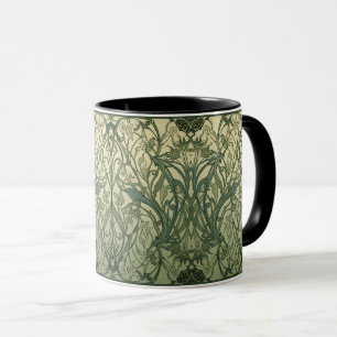 William Morris Seaweed Vintage Floral Art Nouveau Tasse