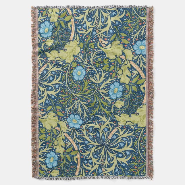 William Morris Seetang-Muster Decke (Vorderseite Vertikal)