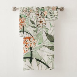 William Morris Serviettes de bain florales Art Nou