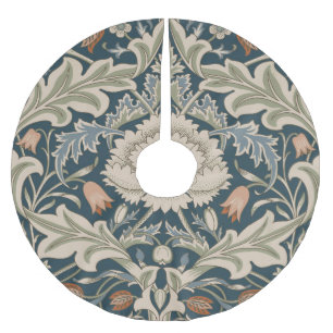 William Morris Severn Blumengarten Flower Classic Polyester Weihnachtsbaumdecke