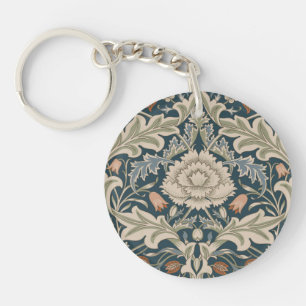 William Morris Severn Blumengarten Flower Classic Schlüsselanhänger