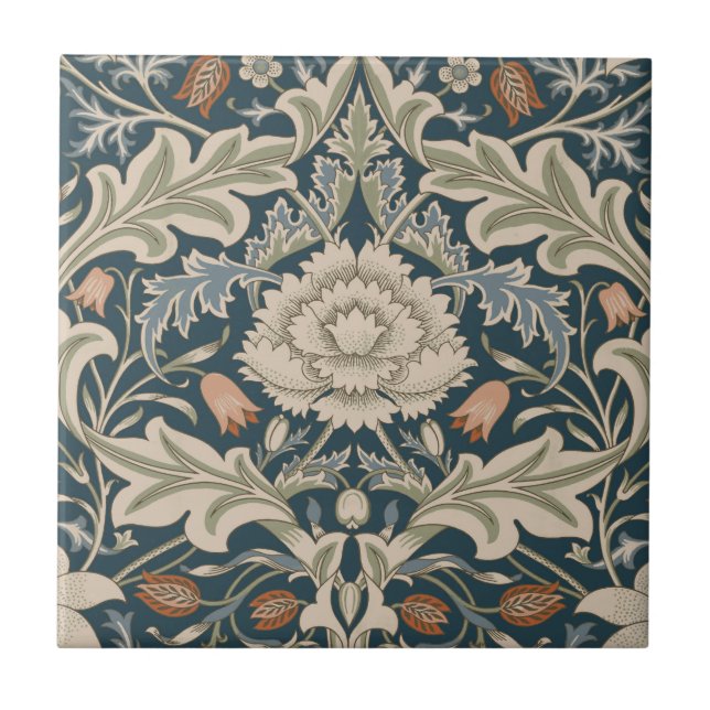 William Morris Severn Floral Garden Blume Classic Fliese (Vorderseite)