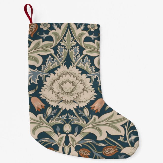 William Morris Severn Floral Garden Blume Classic Kleiner Weihnachtsstrumpf (Vorderseite)