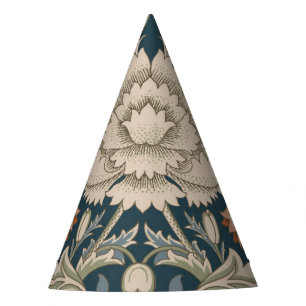 William Morris Severn Floral Garden Blume Classic Partyhütchen