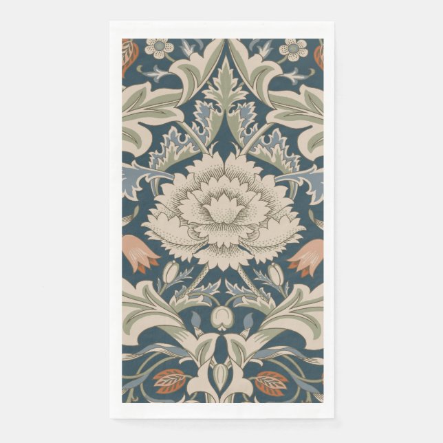 William Morris Severn Floral Garden Blume Classic Serviette (Vorderseite)