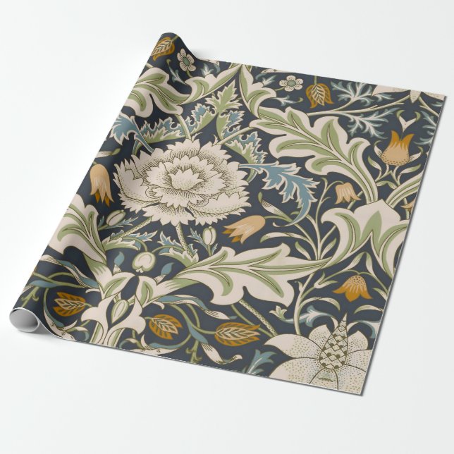 William Morris Severn Floral Pattern Classic Geschenkpapier (Ungerollt)