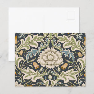 William Morris Severn Floral Pattern Classic Postkarte
