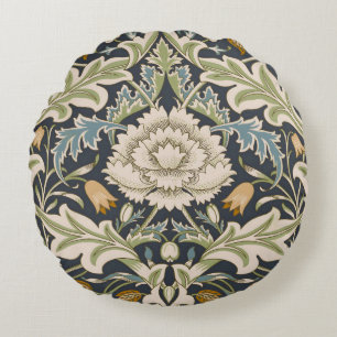 William Morris Severn Floral Pattern Classic Rundes Kissen