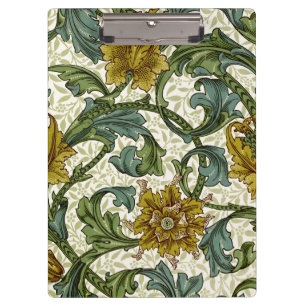 William Morris Single Stem Floral Art Fliese Klemmbrett