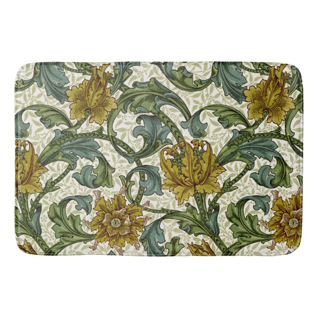 William Morris Single Stem Floral Pattern Badematte (Vorderseite)