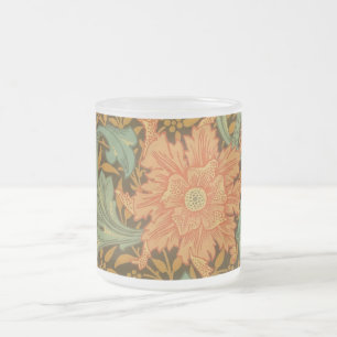William Morris Single Stem Pattern Art Nouveau Mattglastasse