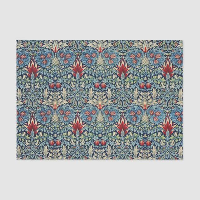 William Morris Snakehead Design Seidenpapier (Vorderseite)