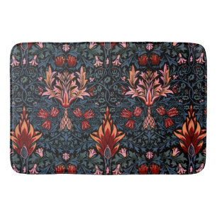 William Morris Snakeshead Dark Pattern Badematte