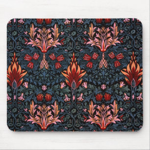 William Morris Snakeshead Dark Pattern Mousepad