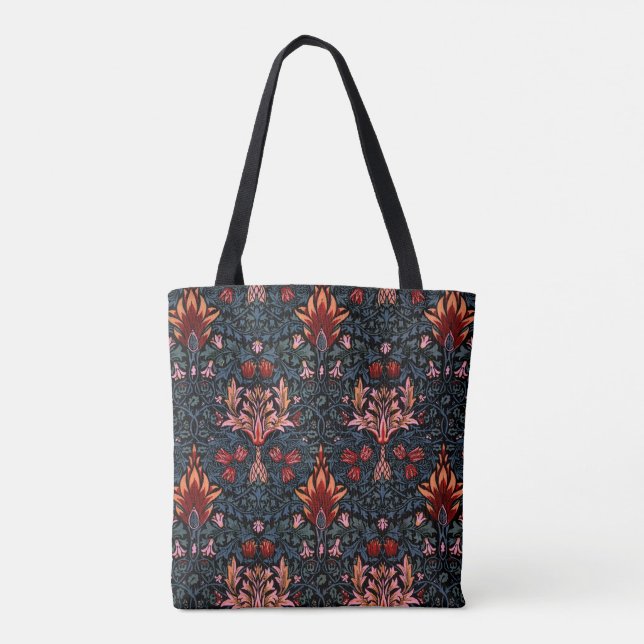 William Morris Snakeshead Dark Pattern Tasche (Rückseite)