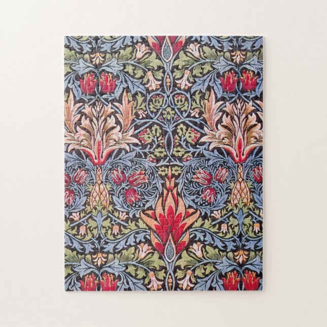 William Morris Snakeshead Floral Art Nouveau (Vertikal)
