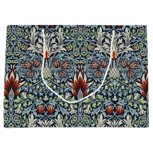 William Morris Snakeshead Floral Classic Botanical Große Geschenktüte