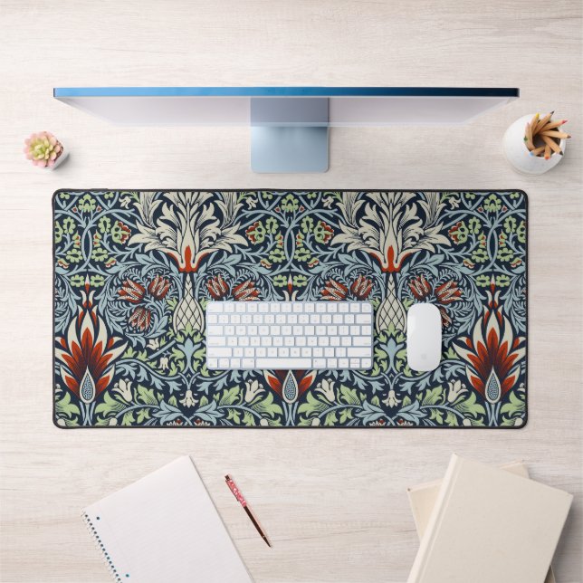 William Morris Snakeshead Floral Classic Botanical Schreibtischunterlage (Büro 1)