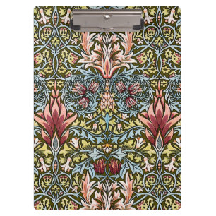 William Morris Snakeshead Floral Pattern Klemmbrett
