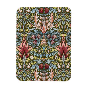 William Morris Snakeshead Floral Pattern Magnet