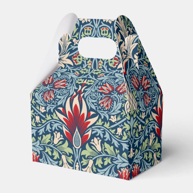 William Morris Snakeshead Fritillary Floral Design Geschenkschachtel (Vorderseite)