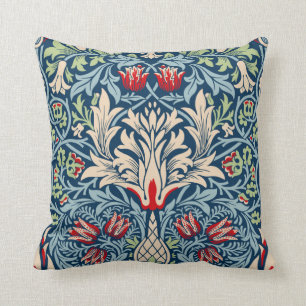 William Morris Snakeshead Fritillary Floral Design Kissen