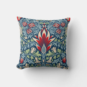 William Morris Snakeshead Fritillary Floral Design Kissen