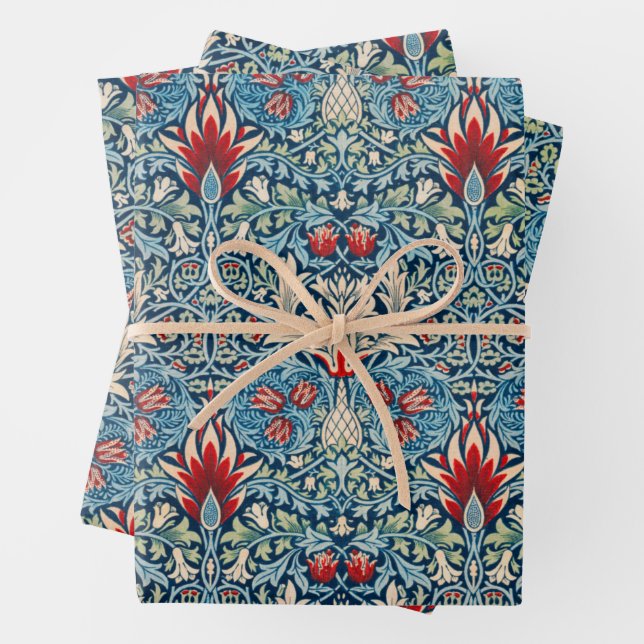 William Morris, Snakeshead Geschenkpapier Set (Beispiel)