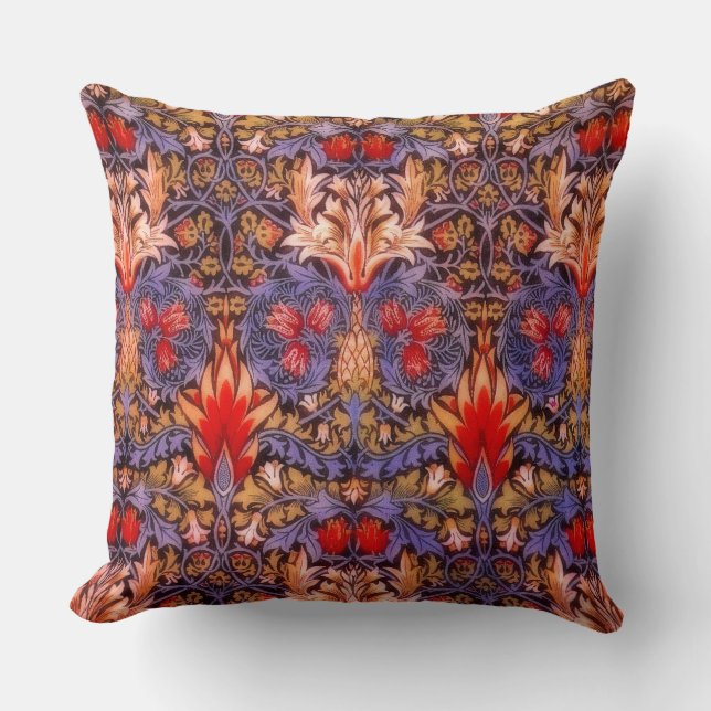 William Morris Snakeshead Vintag Kissen (Vorderseite)