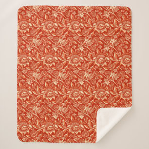 William Morris Sonnenblumen, Mandarin Orange Sherpadecke