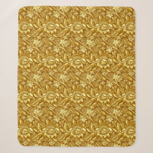 William Morris Sonnenblumen, Mustard Gold & Yellow Sherpadecke