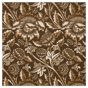 William Morris Sonnenblumen, Schokoladenbraun Stoff