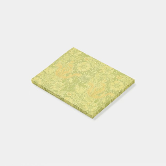 William Morris Spring Compton Blume Festival Post-it Klebezettel (angewinkelt)