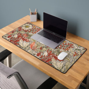 William Morris Spring Compton Blume Vintag Red Schreibtischunterlage