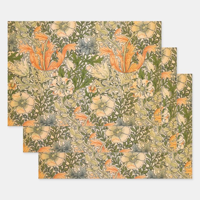 William Morris Spring Compton Flower Festival Geschenkpapier Set (Set)