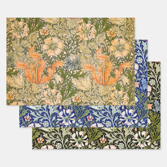 William Morris Spring Compton Flower Festival Sets Geschenkpapier Set (Set)