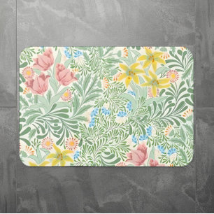 William Morris Spring Flowers, English Garden Badematte