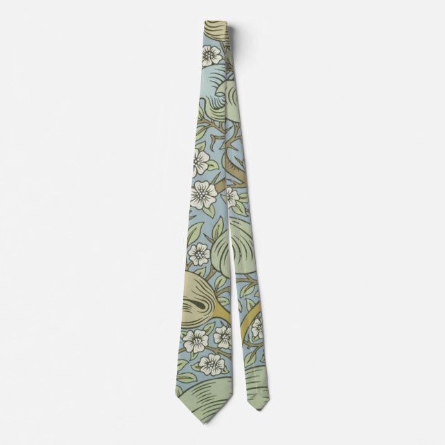 William Morris Spring Thicket: Antique Floral Krawatte (Vorderseite)